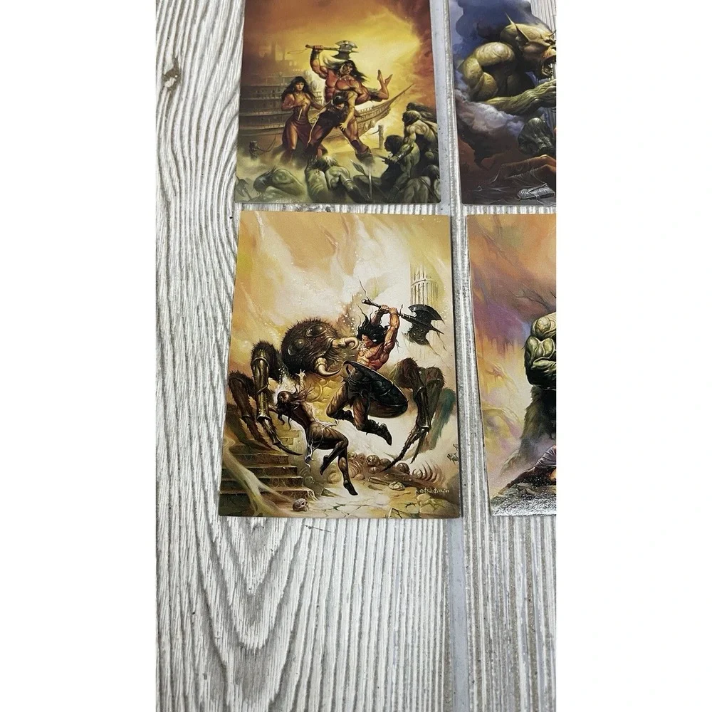 Ken Kelly Fantasy Art Trading Cards 1992 FPG Lot of 9 Cards 20-24 26-29 Dragons